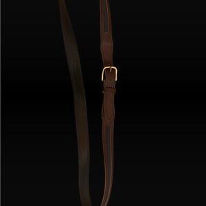 Kids brown leather belt